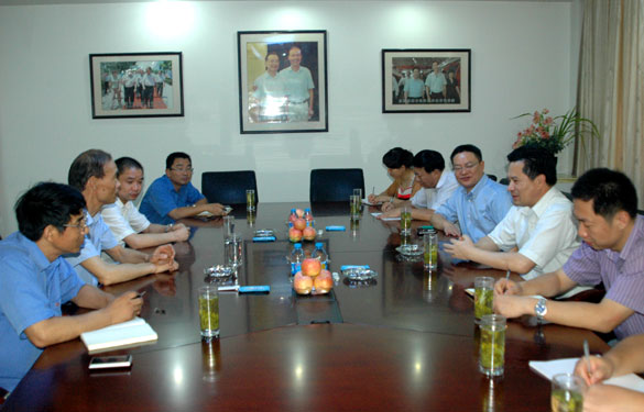 常州市质监局局长王坚刚一行来凯发k8调研