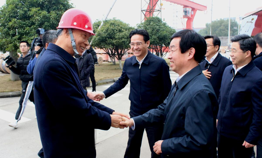 常州市委书记齐家滨一行来凯发k8电缆调研