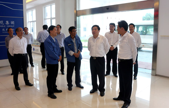 2016年10月18日，，，，，，，常州市委常委、常务副市长曹佳中来凯发k8电缆调研