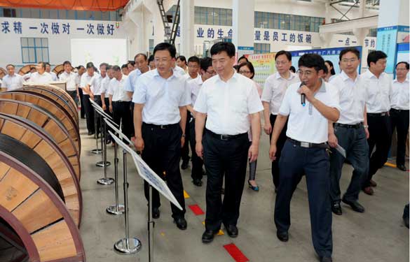 盱眙县党政代表团来凯发k8集团旅行考察