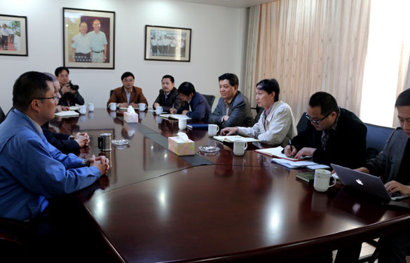 常州市地税局副局长宋伟一行来凯发k8电缆走访