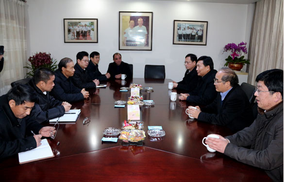 溧阳市委书记盛建良一行来凯发k8集团走访慰问