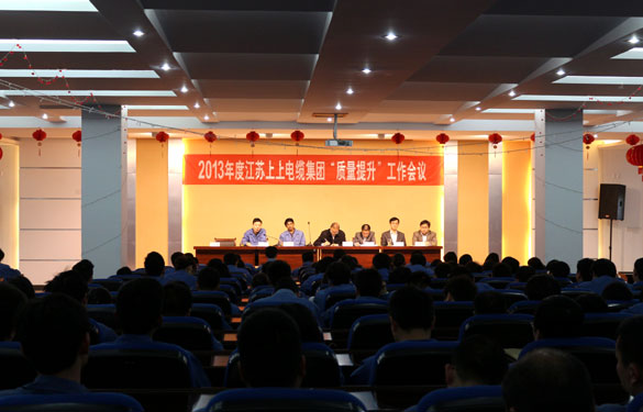 凯发k8召开2013年度“质量提升”发动大会