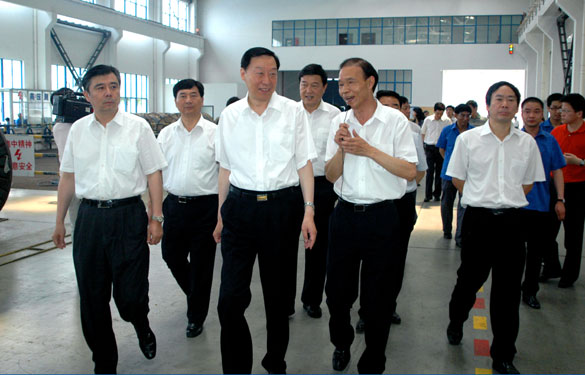 江苏省委书记罗志军来凯发k8集团视察