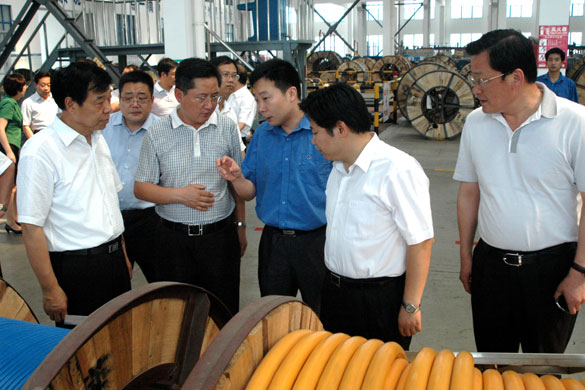 邳州市党政代表团来凯发k8集团旅行考察