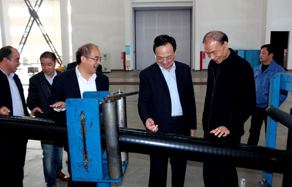 江苏省经信委副主任高清来凯发k8集团调研