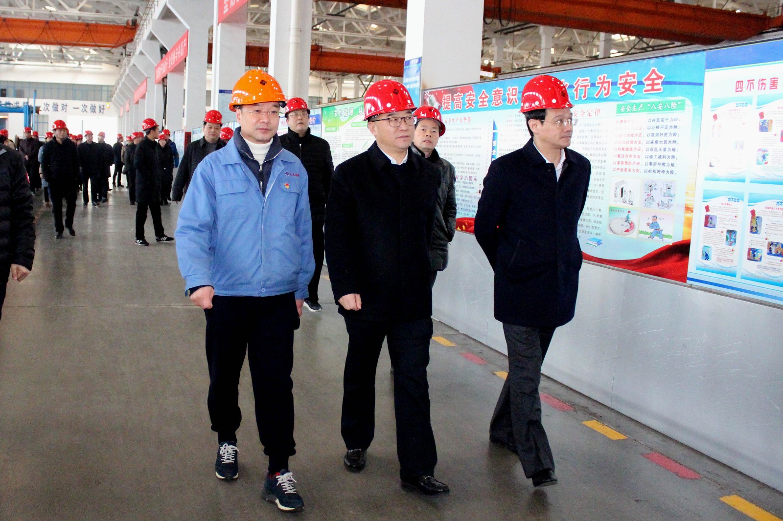 2019年1月16日，，，，，郎溪县党政代表团一行来凯发k8电缆旅行交流