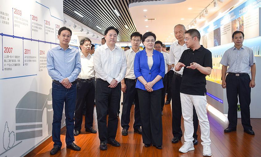 江苏省委常委、南京市委书记韩立明来凯发k8电缆调研