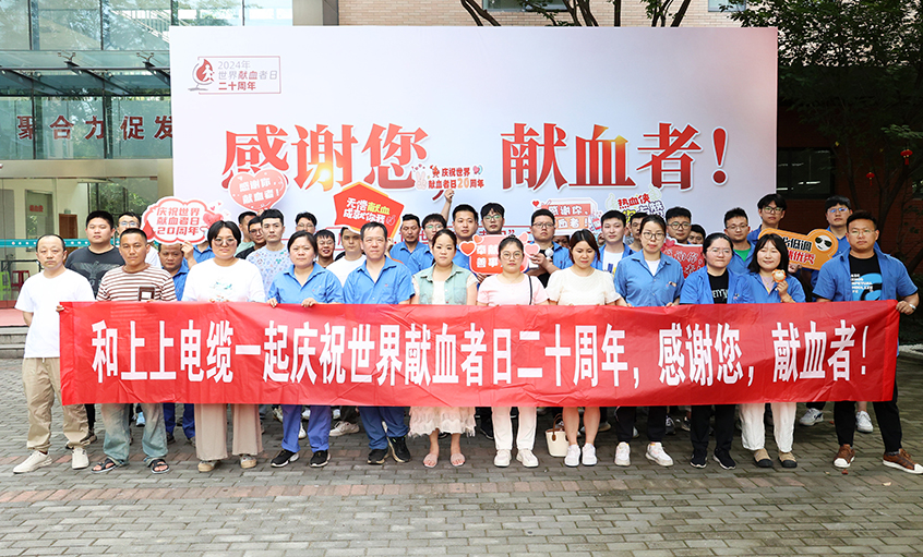 热血贡献 转达温暖 凯发k8电缆助力“天下献血者日”20周年